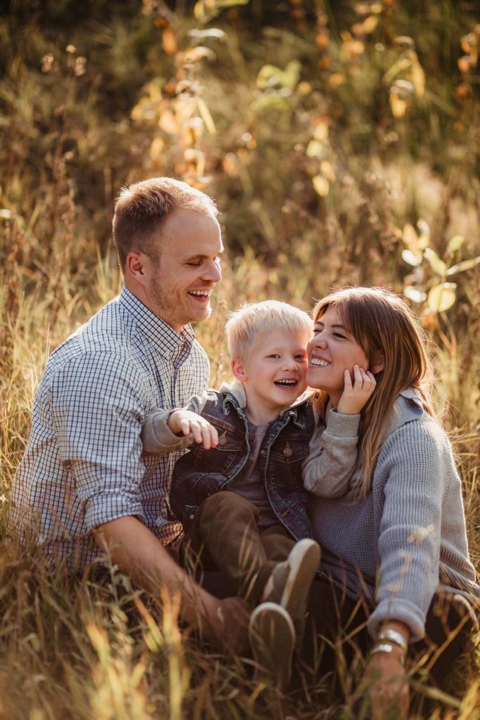 Family photo session in Denver Colorado. Professional photography