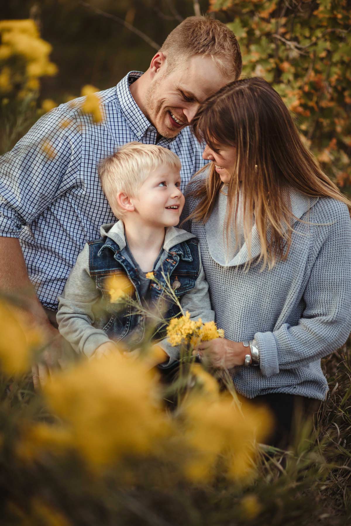 Fall family photo session in Denver